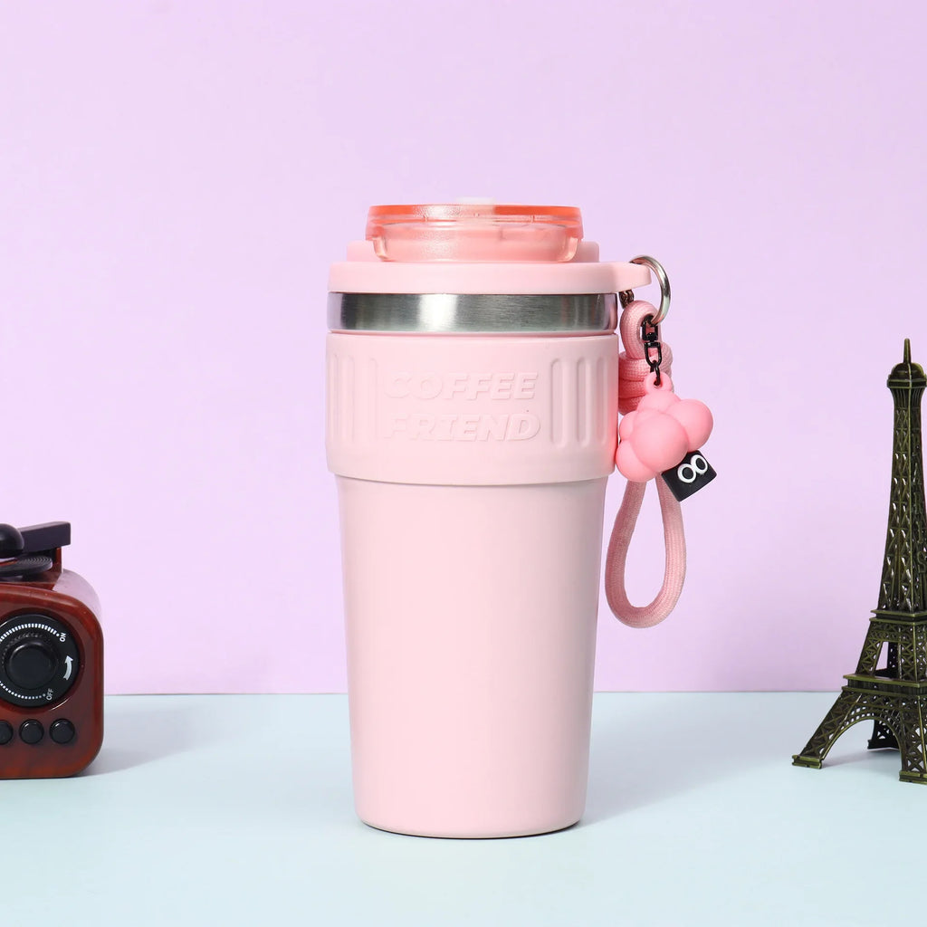 Travel Coffee Tumbler | 550ml Stainless Steel Vacuum Flask