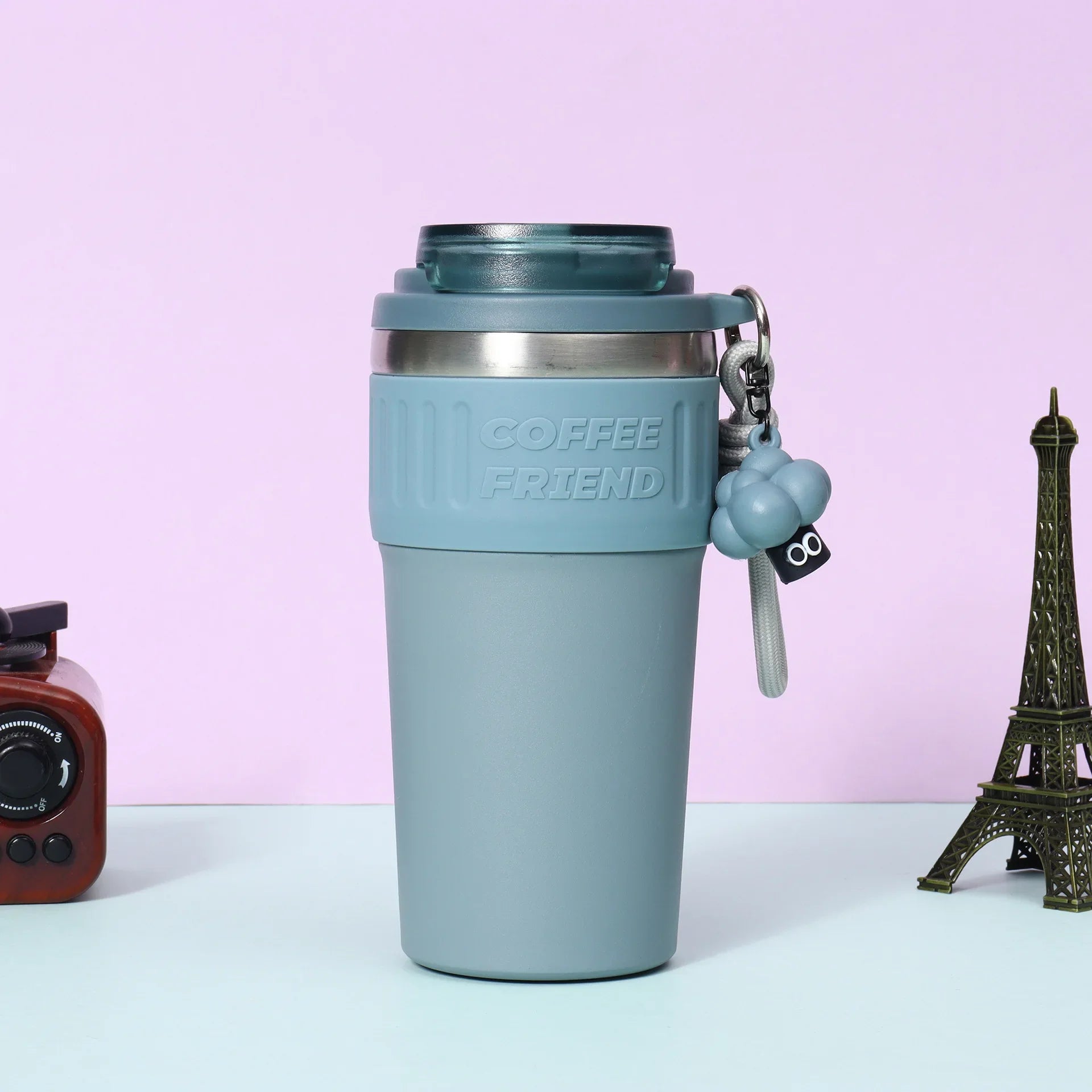 Travel Coffee Tumbler | 550ml Stainless Steel Vacuum Flask