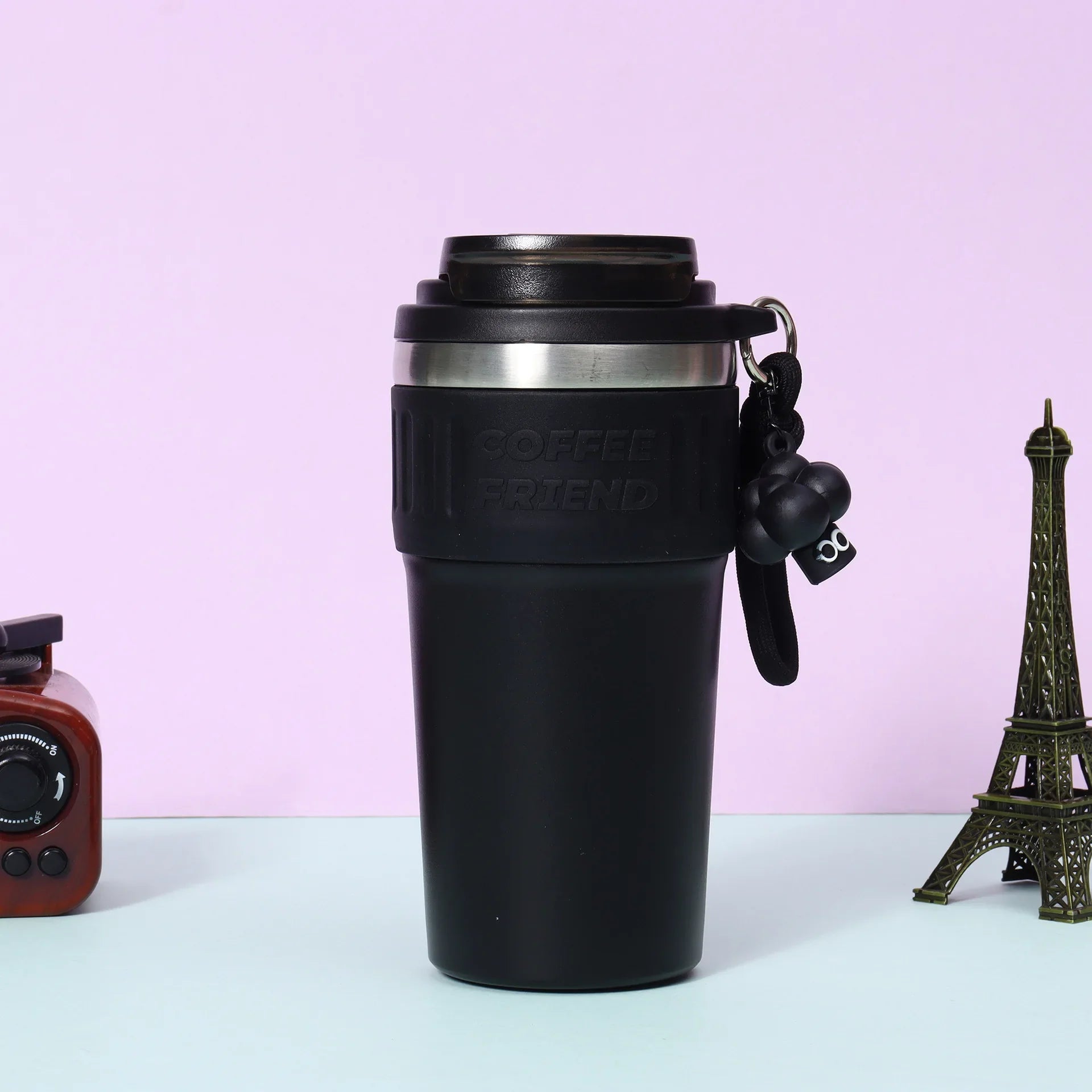 Travel Coffee Tumbler | 550ml Stainless Steel Vacuum Flask