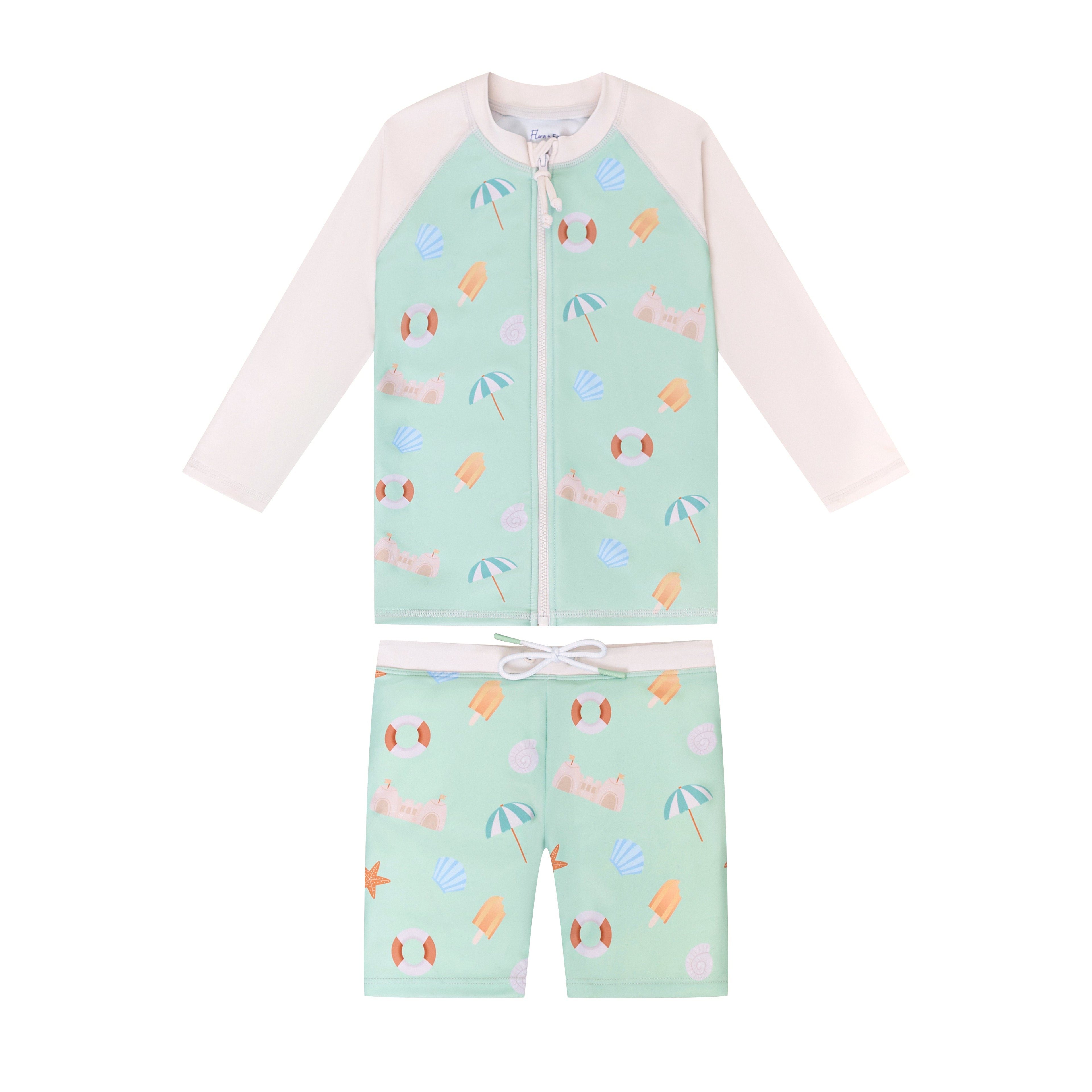 The 'Sandcastle' 2-Piece Swim Set