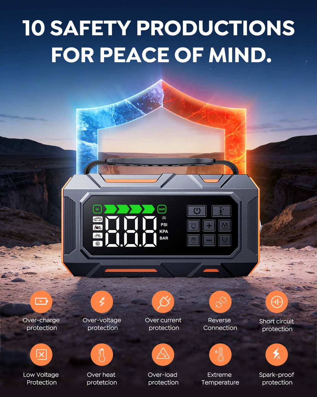 【New Arrivals】Buture Beta09 Jump Starter 8000A All‑in‑One Roadside Power Pack
