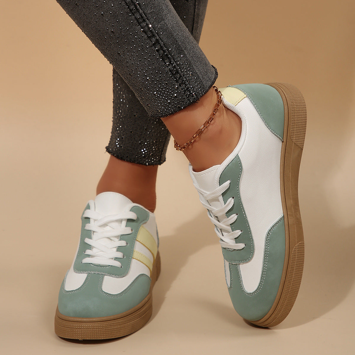 Assorted Colors Retro Sports Women's Shoes White Shoes
